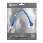 Patch Cable 2E Cat 6,UTP,RJ45, 26AWG ,7/0.16 Cu, 0.20 m, PVC,Blue