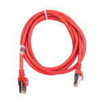 Патч-корд 2E САТ 6, S-FTP, 1.50м, 26AWG, RJ45, 7/0.16, Cu, PVC, красный