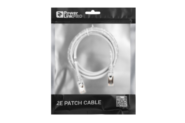 Патч-корд 2E САТ 6, S-FTP, 1.50м, 26AWG, RJ45, 7/0.16, Cu, PVC, серый