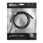 Патч-корд 2E САТ 6, S-FTP, 1.50м, 26AWG, RJ45, 7/0.16, Cu, PVC, чорний