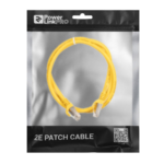 Патч-корд 2E САТ 6, S-FTP, 1м, 26AWG, RJ45, 7/0.16, Cu, PVC, жовтий