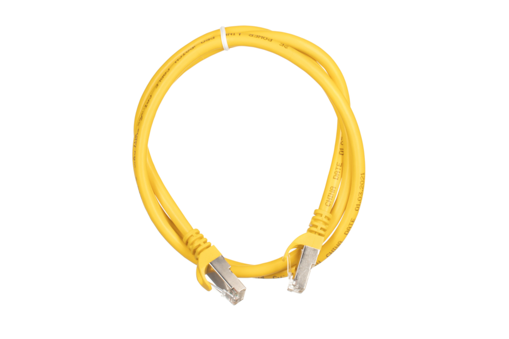 Патч-корд 2E САТ 6, S-FTP, 1м, 26AWG, RJ45, 7/0.16, Cu, PVC, желтый