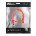 Патч-корд 2E САТ 6, S-FTP, 0.50м, 26AWG, RJ45, 7/0.16, Cu, PVC, красный