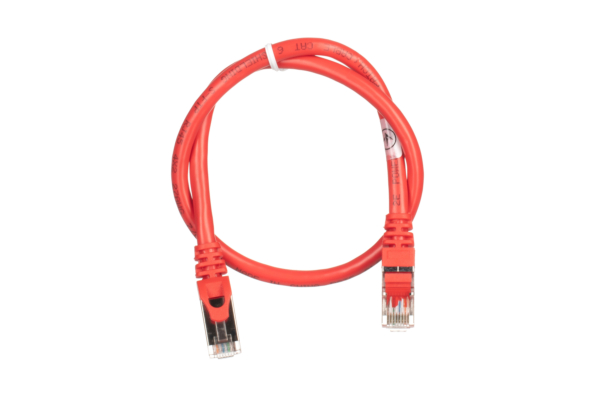 Патч-корд 2E САТ 6, S-FTP, 0.50м, 26AWG, RJ45, 7/0.16, Cu, PVC, красный