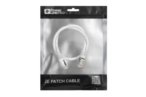 Патч-корд 2E САТ 6, S-FTP, 0.50м, 26AWG, RJ45, 7/0.16, Cu, PVC, сірий