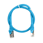 Патч-корд 2E САТ 6, S-FTP, 0.50м, 26AWG, RJ45, 7/0.16, Cu, PVC, синій