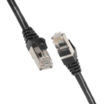 Патч-корд 2E САТ 6, S-FTP, 0.50м, 26AWG, RJ45, 7/0.16, Cu, PVC, чорний