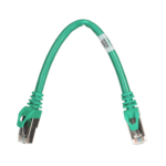 Патч-корд 2E САТ 6, S-FTP, 0.20м, 26AWG, RJ45, 7/0.16, Cu, PVC, зелений