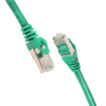 Патч-корд 2E САТ 6, S-FTP, 0.20м, 26AWG, RJ45, 7/0.16, Cu, PVC, зелений