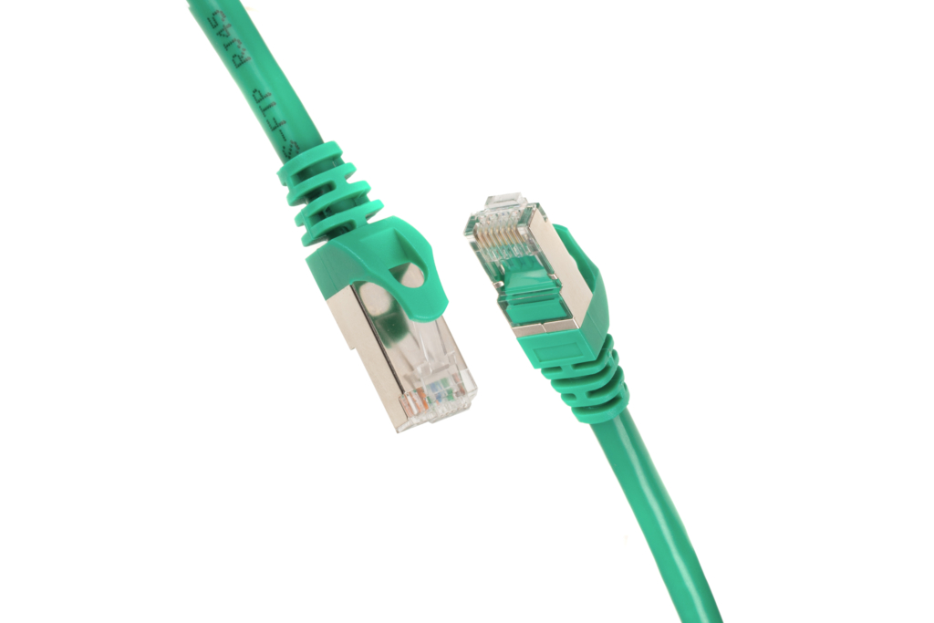 Патч-корд 2E САТ 6, S-FTP, 0.20м, 26AWG, RJ45, 7/0.16, Cu, PVC, зелений
