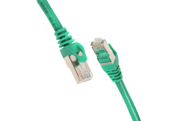 Патч-корд 2E САТ 6, S-FTP, 0.20м, 26AWG, RJ45, 7/0.16, Cu, PVC, зелений