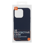 2Е Basic case for iPhone 13 Pro, Liquid Silicone, Midnight Blue