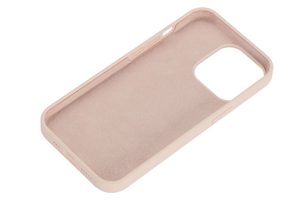 Чехол 2Е Basic для iPhone 13 Pro, Liquid Silicone, бежево-розовый