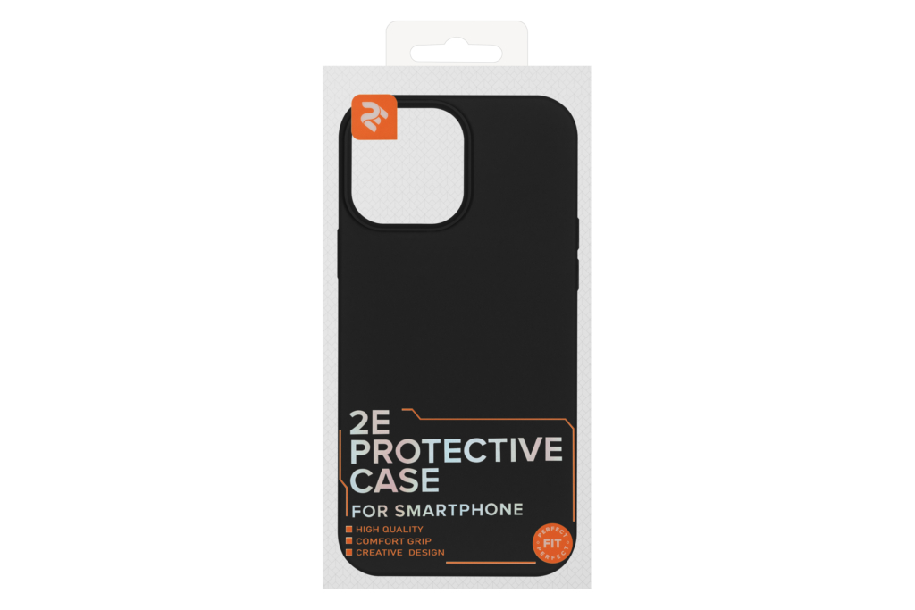 Чохол 2Е Basic для iPhone 13 Pro Max , Liquid Silicone,чорний