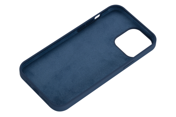 Чехол 2Е Basic для iPhone 13 Pro Max, Liquid Silicone, синий светлый