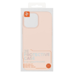 Чехол 2Е Basic для iPhone 13 Pro Max, Liquid Silicone, бежево-розовый