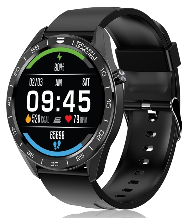 2E Смарт-часы Motion GT 46 mm Black-Silver