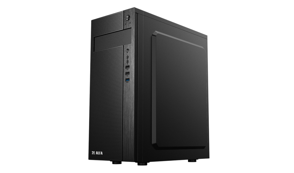 Корпус 2E Alfa E185 без БП 1xUSB3.0, 2xUSB2.0 VGA 310мм ATX чёрный