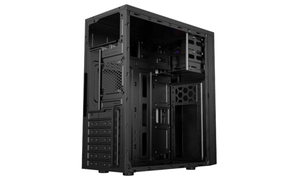 Корпус 2E Alfa E185 без БЖ 1xUSB3.0, 2xUSB2.0, VGA 310мм, ATX, чорний