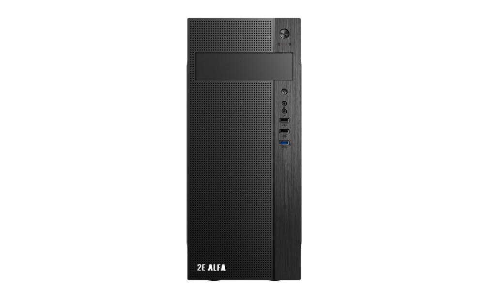 Корпус 2E Alfa E185 без БП 1xUSB3.0, 2xUSB2.0 VGA 310мм ATX чёрный