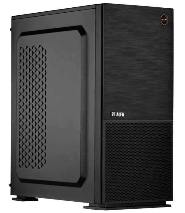 Корпус 2E Alfa G650 без БП 2xUSB3.0, 1xUSB2.0 1×120мм VGA 280мм LCS ready ATX чёрный