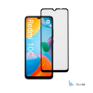 Защитное стекло 2E для Xiaomi Redmi 10C, 2.5D FCFG, (1 Pack), черная рамка