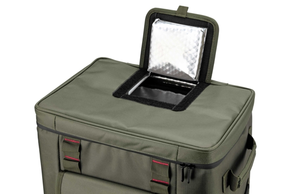 2E wheeled thermal bag 50L, dark olive