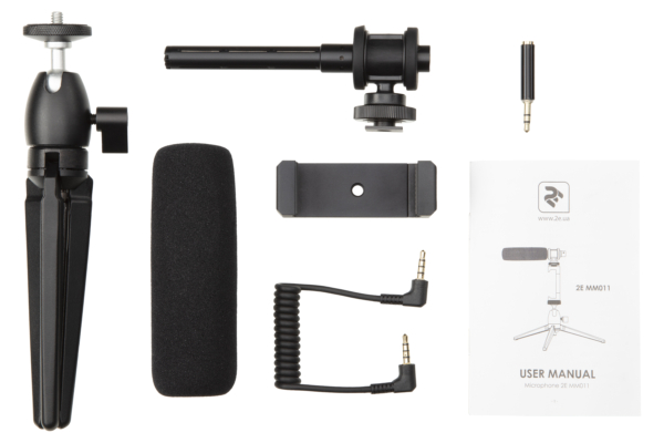 Microphone 2Е AU-CM10S Vlog KIT, 3.5mm