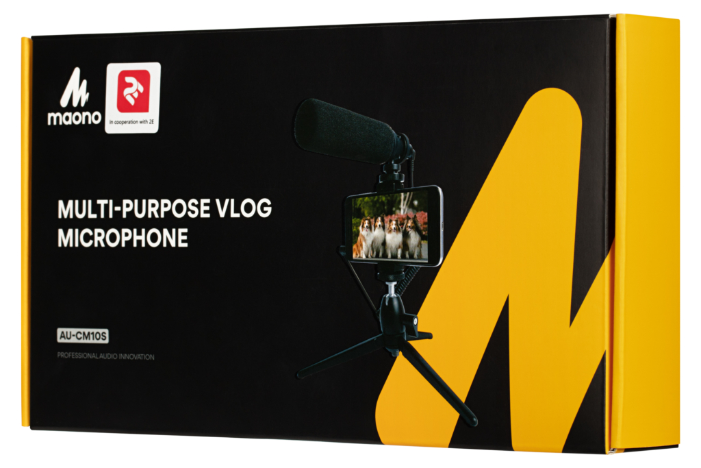 Микрофон с триподом для мобильных устройств 2Е AU-CM10S Vlog KIT, 3.5mm