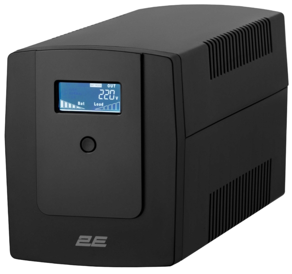 2E DD1200, 1200VA/720W, LCD, USB, 3xSchuko