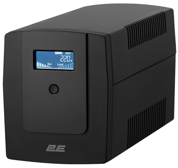 2E DD1500, 1500VA/900W, LCD,USB, 3xSchuko