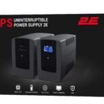 Джерело безперебійного живлення 2E ED1200, 1200VA/720W, LED, 3xSchuko