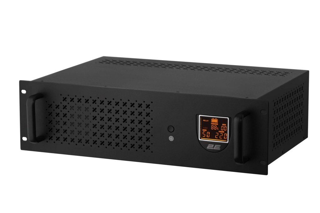 ИБП 2E RE1500, 1500VA/900W, RM 3U, LCD, USB, 2xSchuko