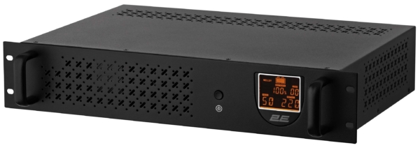 2E RE650, 650VA/360W, RM 2U, LCD, USB, 2xSchuko