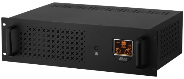 2E RE1200, 1200VA/720W, RM 3U, LCD, USB, 2xSchuko