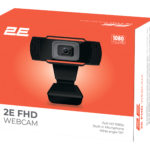 2E Webcamera FullHD, 20fps, auto focus, black