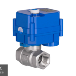 Кран шаровый с электроприводом 2E HC220B, 1/2″, 220В, 5Вт, 10 (16) бар, 7 сек, совместим с Ajax