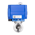 Кран шаровый с электроприводом 2E HC220B, 1/2″, 220В, 5Вт, 10 (16) бар, 7 сек, совместим с Ajax