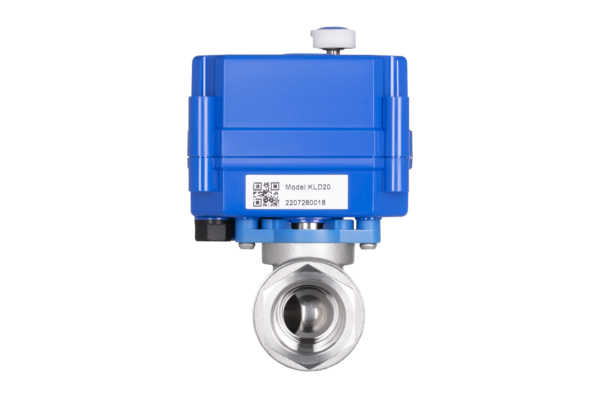 Кран шаровый с электроприводом 2E HC220B, 1/2″, 220В, 5Вт, 10 (16) бар, 7 сек, совместим с Ajax