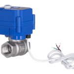 Кран шаровый с электроприводом 2E HC220B, 1/2″, 220В, 5Вт, 10 (16) бар, 7 сек, совместим с Ajax