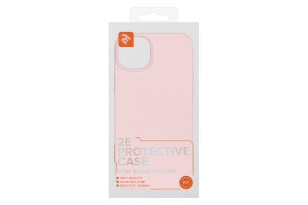 Чехол 2Е Basic для iPhone 14 Pro Max, Liquid Silicone, розовый