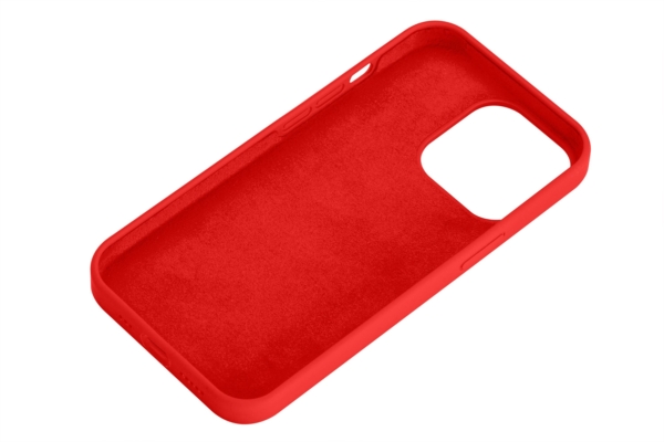 Чехол 2Е Basic для iPhone 14 Pro, Liquid Silicone, красный