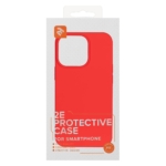 Чехол 2Е Basic для iPhone 14 Pro, Liquid Silicone, красный