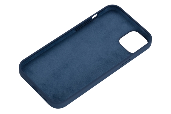 2Е Basic case for iPhone 14 Max, Liquid Silicone, Cobalt Blue