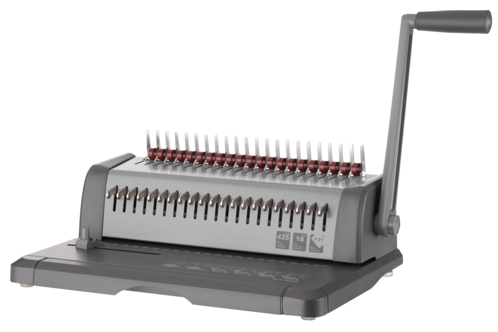Plastic combs for the binder 14mm maroon 100pcs