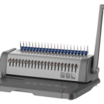 Plastic combs for the binder 14mm cyan 100pcs