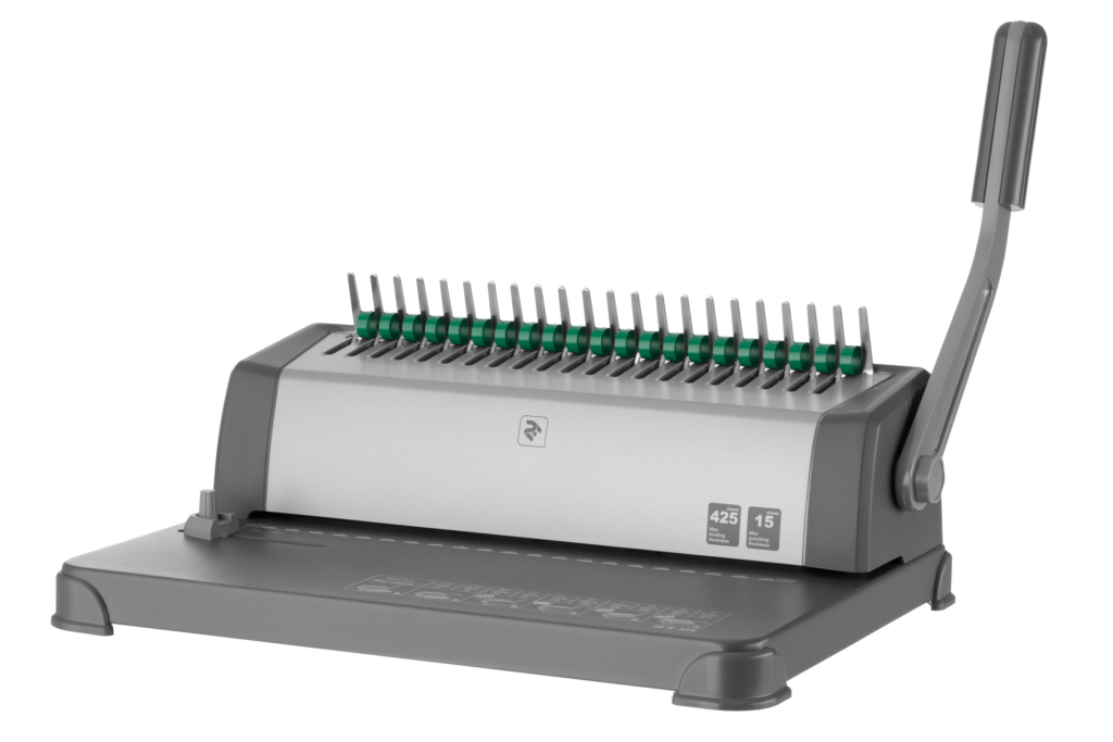 Plastic combs for the binder 16mm green 100pcs