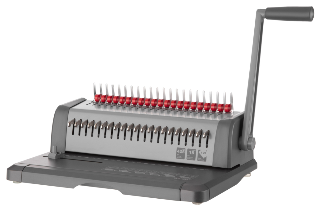 Plastic combs for the binder 16mm red 100pcs