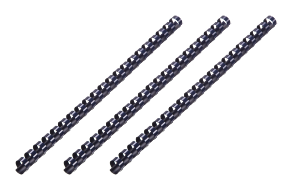 Plastic combs for the binder 16mm navy 100pcs