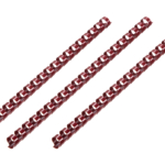 Plastic combs for the binder 19mm maroon 100pcs